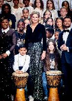 Queen Maxima At Classroom Foundation's Christmas Music Gala - Leusden