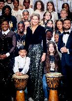 Queen Maxima At Classroom Foundation's Christmas Music Gala - Leusden