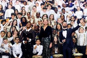 Queen Maxima At Classroom Foundation's Christmas Music Gala - Leusden