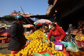 Nepali Market Flooded With Oranges As Season Kicks-in