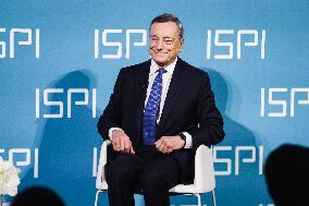 Mario Draghi Receives The ISPI 2024 Prize In Milan