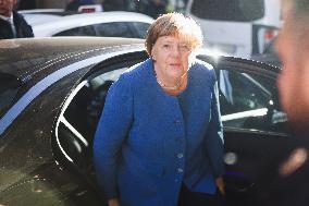 Former German Chancellor Angela Merkel Presents Her Memoir Freedom In Milan