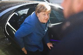 Former German Chancellor Angela Merkel Presents Her Memoir Freedom In Milan