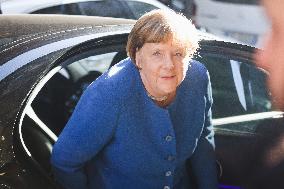 Former German Chancellor Angela Merkel Presents Her Memoir Freedom In Milan