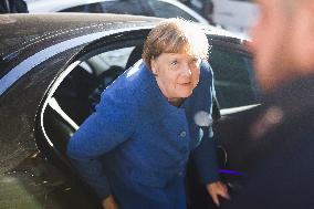 Former German Chancellor Angela Merkel Presents Her Memoir Freedom In Milan