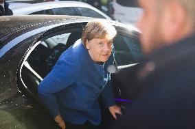 Former German Chancellor Angela Merkel Presents Her Memoir Freedom In Milan