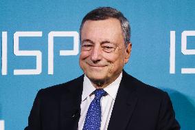 Mario Draghi Receives The ISPI 2024 Prize In Milan