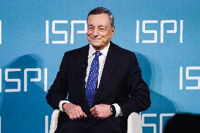 Mario Draghi Receives The ISPI 2024 Prize In Milan