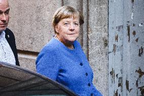 Former German Chancellor Angela Merkel Presents Her Memoir Freedom In Milan