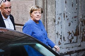 Former German Chancellor Angela Merkel Presents Her Memoir Freedom In Milan