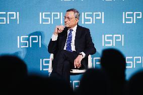 Mario Draghi Receives The ISPI 2024 Prize In Milan