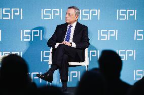 Mario Draghi Receives The ISPI 2024 Prize In Milan