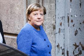 Former German Chancellor Angela Merkel Presents Her Memoir Freedom In Milan