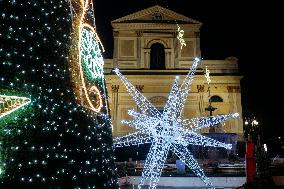 Christmas Lights In Cava De'Tirreni