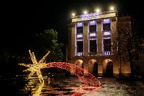 Christmas Lights In Cava De'Tirreni