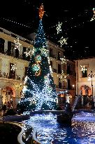 Christmas Lights In Cava De'Tirreni