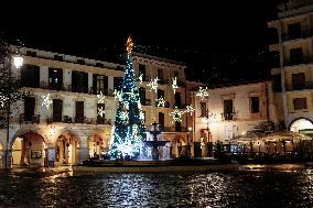 Christmas Lights In Cava De'Tirreni