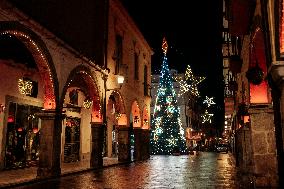 Christmas Lights In Cava De'Tirreni