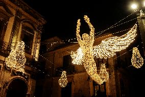 Christmas Lights In Cava De'Tirreni