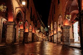 Christmas Lights In Cava De'Tirreni