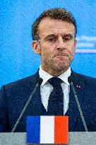 French President Emmanuel Macron In Poland