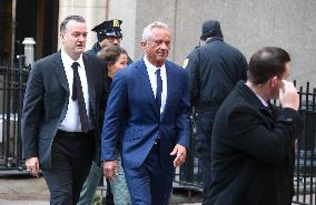 Robert F. Kennedy Jr. Leaves New York Stock Exchange - NYC