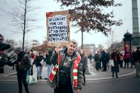 Demonstration “for employment and industry” - Paris AJ