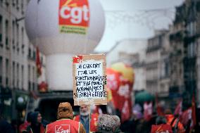 Demonstration “for employment and industry” - Paris AJ