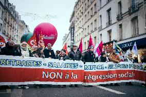 Demonstration “for employment and industry” - Paris AJ