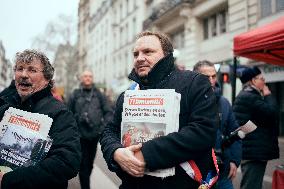 Demonstration “for employment and industry” - Paris AJ