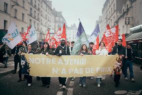 Demonstration “for employment and industry” - Paris AJ