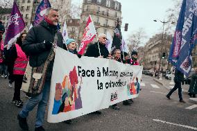 Demonstration “for employment and industry” - Paris AJ