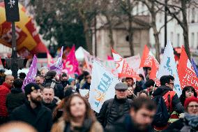 Demonstration “for employment and industry” - Paris AJ