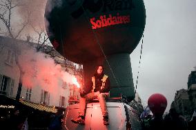 Demonstration “for employment and industry” - Paris AJ