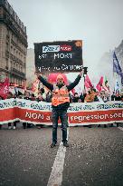 Demonstration “for employment and industry” - Paris AJ