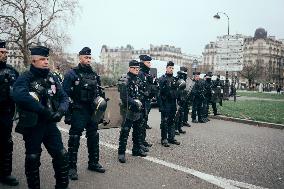 Demonstration “for employment and industry” - Paris AJ