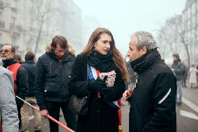 Demonstration “for employment and industry” - Paris AJ