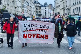 Demonstration for Employment and Industry - Paris