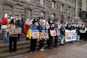 "Money For ZSU" rally in Kyiv