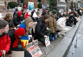 "Money For ZSU" rally in Kyiv