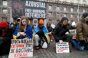 "Money For ZSU" rally in Kyiv