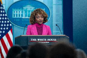 White House Press Secretary Karine Jean-Pierre and NSC Advisor Kirby Host Daily Press Briefing