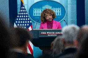 White House Press Secretary Karine Jean-Pierre and NSC Advisor Kirby Host Daily Press Briefing