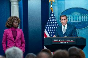 White House Press Secretary Karine Jean-Pierre and NSC Advisor Kirby Host Daily Press Briefing