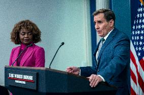 White House Press Secretary Karine Jean-Pierre and NSC Advisor Kirby Host Daily Press Briefing