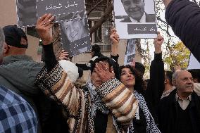 Mourners Gather For Activist Mazen Al-Hamada Funeral - Damascus