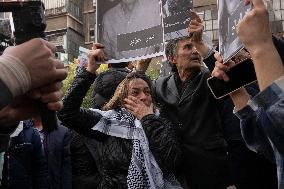 Mourners Gather For Activist Mazen Al-Hamada Funeral - Damascus