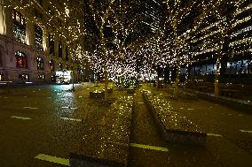 Christmas Time In The New York City