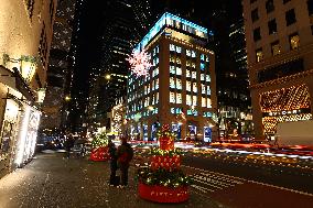 Christmas Time In The New York City