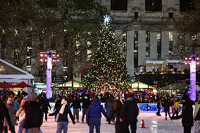 Christmas Time In The New York City